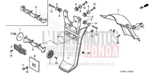GARDE-BOUE ARRIERE PK50MR de 1994